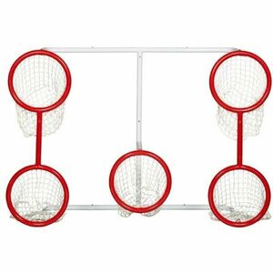WINNWELL 72" HEAVY DUTY 5-HOLE SKILL NET Hokejová branka, červená, velikost obraz