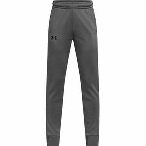 Under Armour ARMOUR FLEECE Chlapecké tepláky, tmavě šedá, velikost M obraz