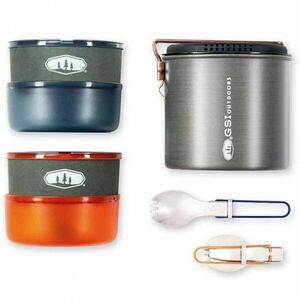 GSI Outdoors HALULITE DUALIST Sada nádobí, stříbrná, velikost obraz