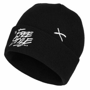 Lewro CAVEN Chlapecká pletená čepice, černá, velikost 8-11Y obraz