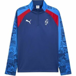 Puma NEYMAR JR PLAYMAKER 1/4 ZIP Pánská mikina, tmavě modrá, velikost obraz