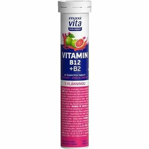VITAR MAXI VITA VITAMIN B12+B2 20 EFF. TBL. Doplněk stravy, , velikost obraz