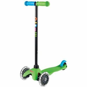 Micro MINI CLASSIC LED Dětská koloběžka, zelená, velikost obraz