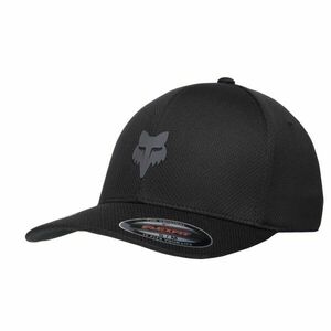 Fox HEAD TECH FLEXFIT HAT Pánská kšiltovka, černá, velikost obraz