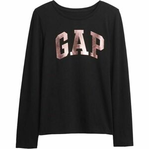 GAP V-FRCH LS LOGO TEE Dětské tričko, černá, velikost obraz