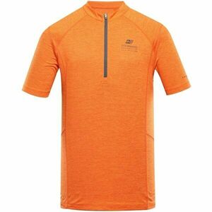 ALPINE PRO GERET Pánské cyklo triko, oranžová, velikost obraz