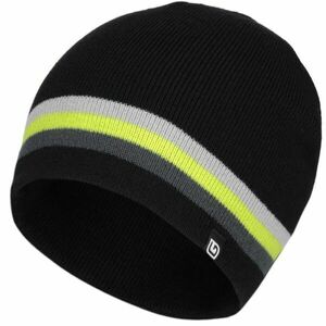 Lewro HAZAN Chlapecká pletená čepice, černá, velikost 8-11Y obraz