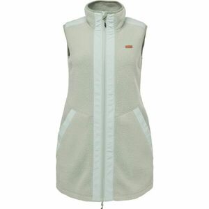 Willard DAJADA Dlouhá dámská fleecová vesta, světle zelená, velikost obraz