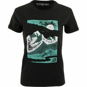 ALPINE PRO NUNA Dámské triko, černá, velikost obraz
