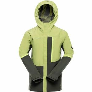 ALPINE PRO ZARRO 3 Dětská bunda s membránou, zelená, velikost 152-158 obraz