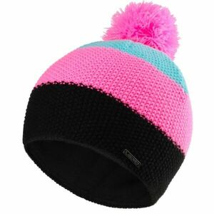 Lewro REXANA Dívčí pletená čepice, růžová, velikost 8-11Y obraz