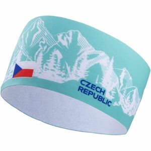 FLLÖS FANLINE HEADBAND CZECH 1 Sportovní čelenka, tyrkysová, velikost obraz