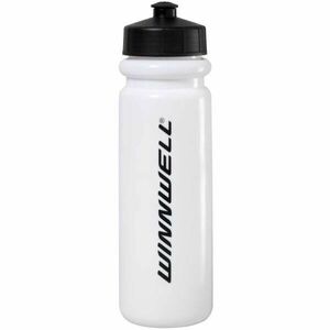 WINNWELL HOCKEY BOTTLE 800ML WITH SHORT SPOUT WITH LOGO Sportovní láhev, bílá, velikost obraz
