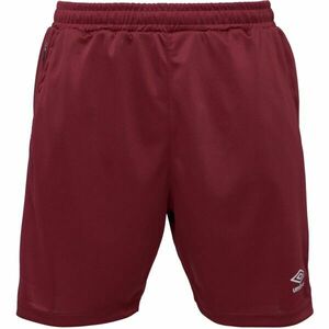 Umbro TRAINING KNIT SHORT Pánské sportovní trenýrky, vínová, velikost obraz