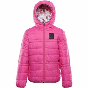 ALPINE PRO DOUWO Dětská zimní bunda, růžová, velikost 152-158 obraz