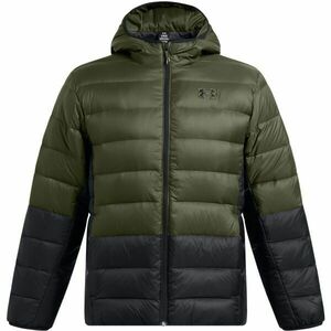 Under Armour LEGEND DOWN HOODED Pánská bunda, khaki, velikost L obraz