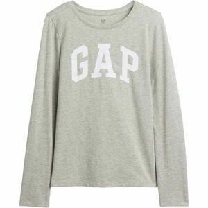 GAP V-FRCH LS LOGO TEE Dětské tričko, šedá, velikost obraz