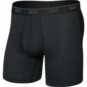 SAXX QUEST QUICK-DRY MESH BOXER BRIEF FLY Funkční boxerky, černá, velikost obraz