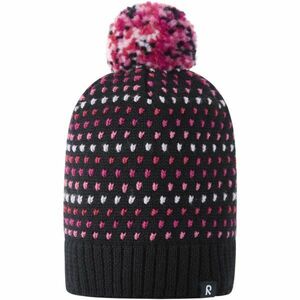 REIMA PAMPULA Dětská čepice, černá, velikost obraz