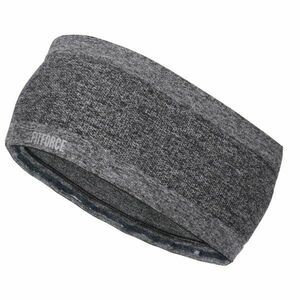 Fitforce ORKA Sportovní běžecká čelenka, tmavě šedá, velikost obraz