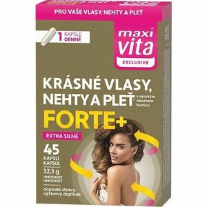 VITAR MAXI VITA EXCLUSIVE ZDRAVÉ VLASY, NEHTY A POKOŽKA FORTE+ 45 CAPS Doplněk stravy, , velikost obraz
