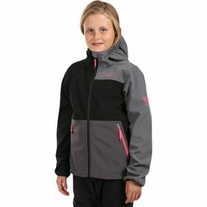 KILPI RAVIA Dívčí softshellová bunda, černá, velikost obraz
