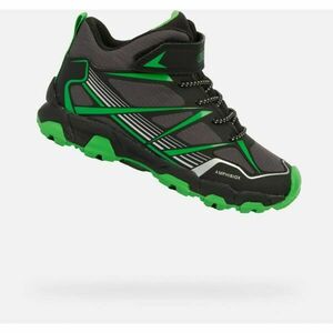 Geox J MAGNETAR B ABX Chlapecká volnočasová obuv, šedá, velikost obraz