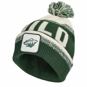 FANATICS MINNESOTA WILD THRIVE CUFFED POM BEANIE Čepice, zelená, velikost obraz