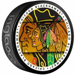 INGLASCO CHICAGO BLACKHAWKS MEDALLION BLISTER Hokejový suvenýr, černá, velikost obraz