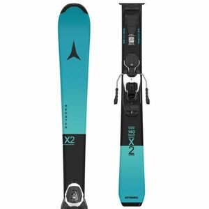 Atomic REDSTER X2 JTM + L6 GW Dětské sjezdové lyže, tyrkysová, velikost obraz