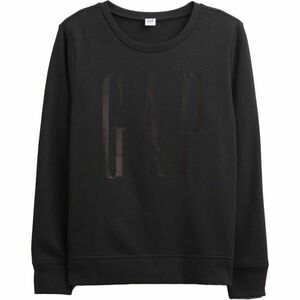 GAP V-LOGO DOORBUSTER CREW Dámská mikina s logem, černá, velikost obraz