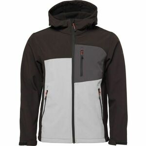 Willard DODICI Pánská celorozepínací softshellová bunda, černá, velikost obraz