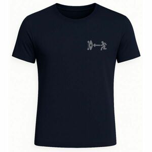 EG DERMIS S/S Pánské lycrové triko, tmavě modrá, velikost obraz