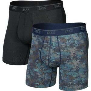 SAXX QUEST QUICK-DRY MESH BOXER BRIEF FLY 2PK Pánské funkční boxerky, černá, velikost obraz