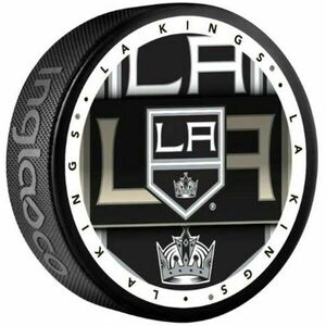 INGLASCO LOS ANGELES KINGS MEDALLION BLISTER Fanouškovský hokejový puk, černá, velikost obraz