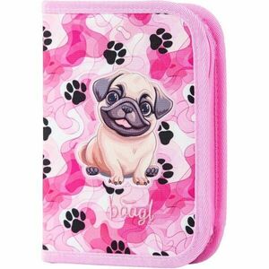 BAAGL TLAPKY Školní penál, růžová, velikost obraz