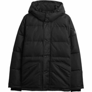 GAP V-FRCH HOODED HEAVYWEIGHT LOGO PUFFER Pánská zimní bunda, černá, velikost obraz