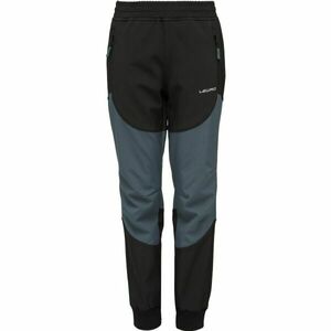 Lewro BERNY Dětské softshellové kalhoty, černá, velikost 128-134 obraz