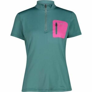CMP WOMAN T-SHIRT FREE BIKE Dámský cyklistický dres, tmavě zelená, velikost obraz