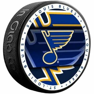 INGLASCO ST. LOUIS BLUES MEDALLION BLISTER Fanouškovský hokejový puk, černá, velikost obraz