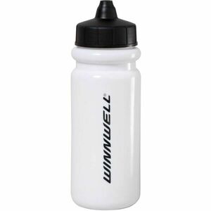 WINNWELL HOCKEY BOTTLE 650ML WITH NON-SPILL CAP WITH LOGO Sportovní láhev, bílá, velikost obraz