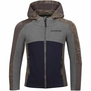 ALPINE PRO GROTO Dětská rychleschnoucí a hřejivá mikina, šedá, velikost 116-122 obraz