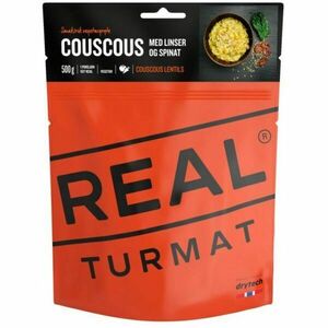 REAL TURMAT KUSKUS S ČOČKOU A ŠPENÁTEM 500G Cestovní a expediční strava, dummy, velikost obraz