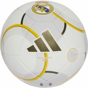 adidas REAL MADRID CLUB HOME Fotbalový míč, bílá, velikost obraz