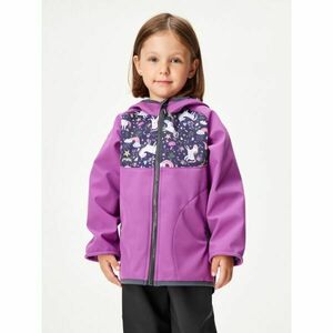 UNUO BASIC Dětská softshellová bunda, růžová, velikost 122-128 obraz