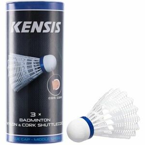 Kensis NSC 3 MEDIUM Badmintonové míčky, bílá, velikost obraz