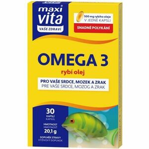 VITAR MAXI VITA OMEGA 3 - RYBÍ OLEJ, BLISTR Doplněk stravy, , velikost obraz