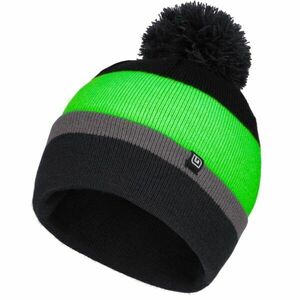 Lewro DESTA Chlapecká pletená čepice, černá, velikost 4-7Y obraz