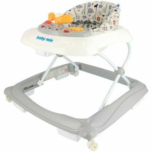 BABY MIX CHODÍTKO Dětské chodítko s volantem, šedá, velikost obraz