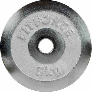 Fitforce PLC 5 KG x 30 MM Nakládací kotouč, stříbrná, velikost 5 KG obraz